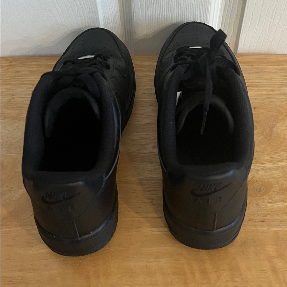 Nike Air Force One Black Sneakers - Picture 2 of 13